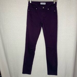 4/$35 Nygard Pants Jeans Denim 4 Purple Stretch